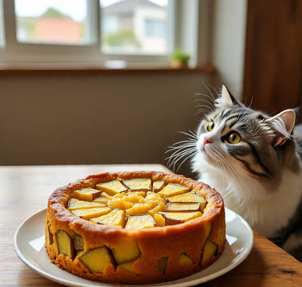 bolo saudável para gato
