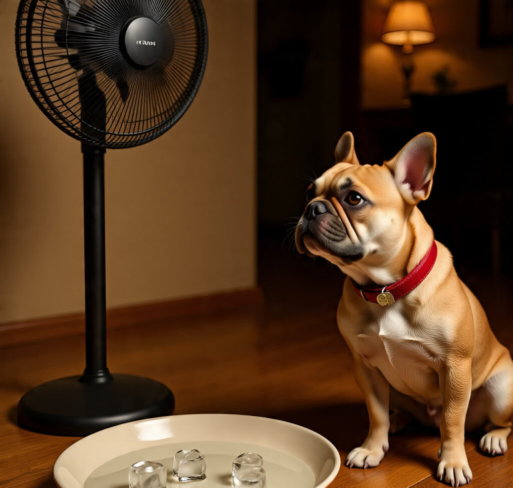 cuidados com o buldogue francês no calor