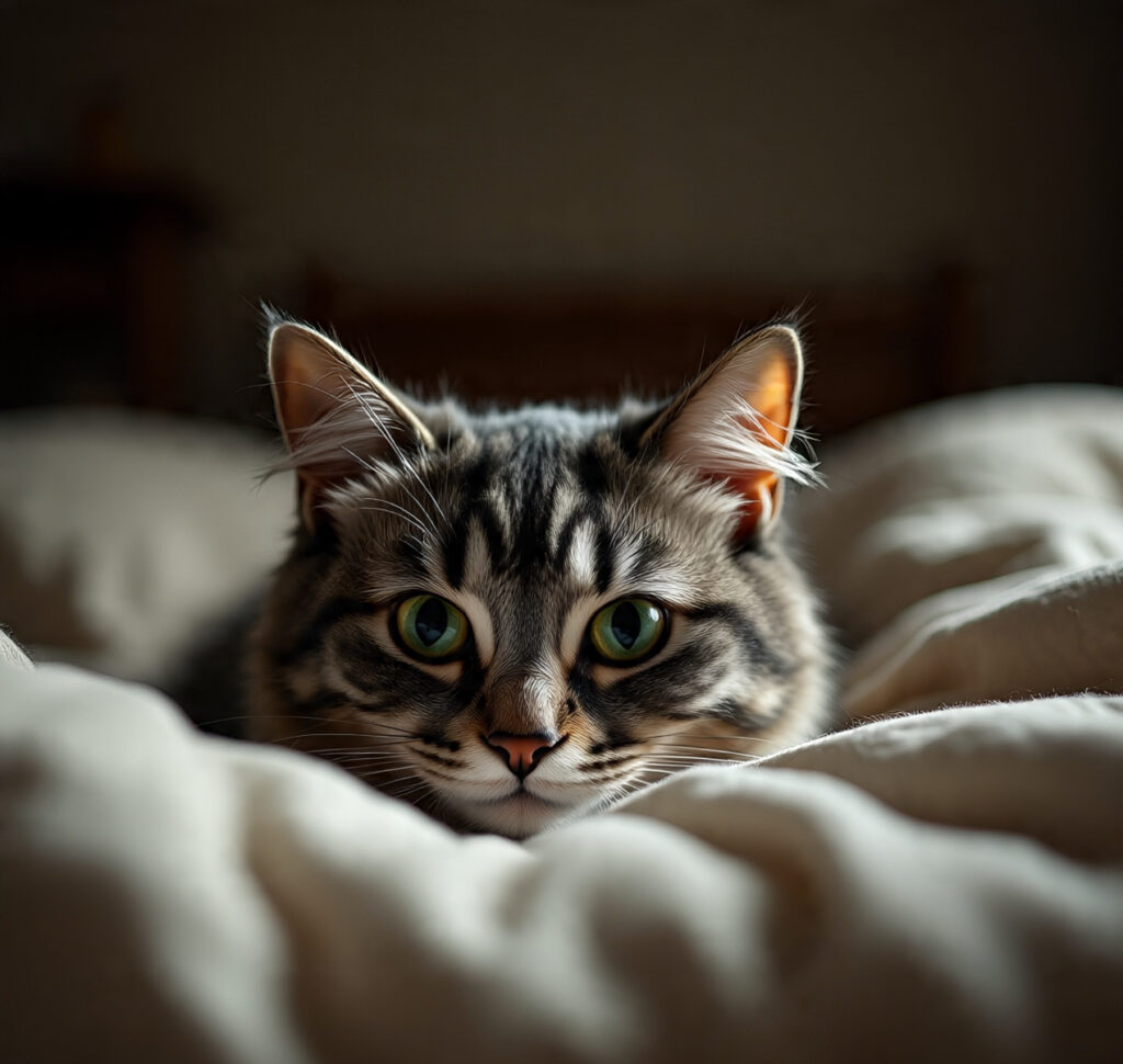 Gatos marcam terrritório
