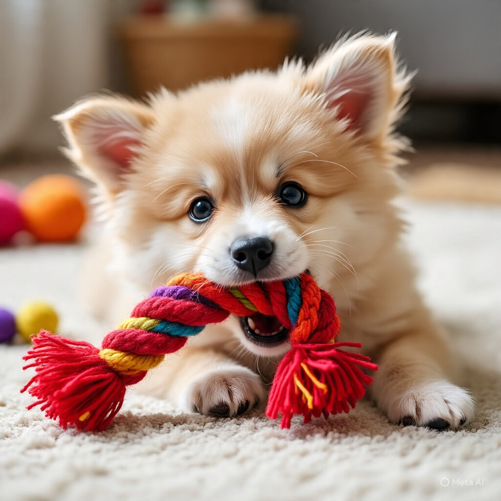 Brinquedos interativos para cachorro
