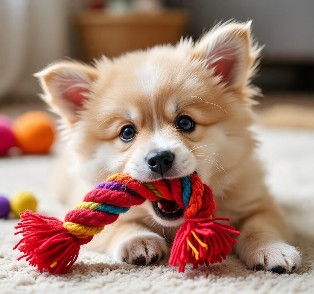 Brinquedos interativos para cachorro