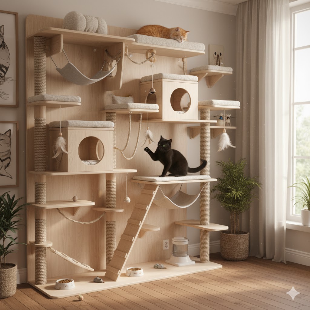 preço médio de hotel para gatos