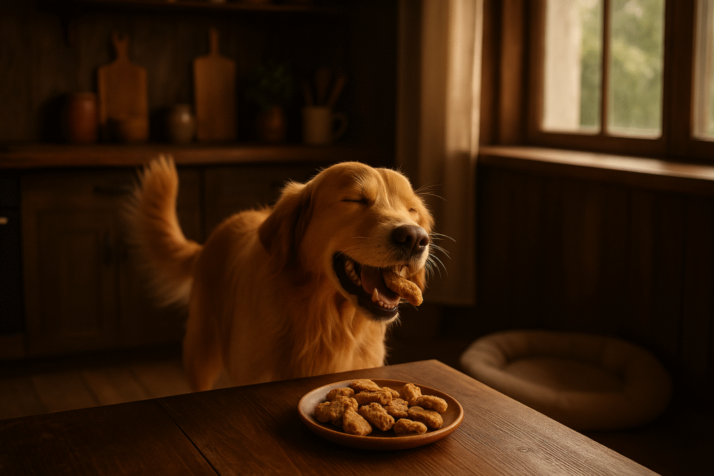 A imagem atual não possui texto alternativo. O nome do arquivo é: Pet-comendo-snak.png